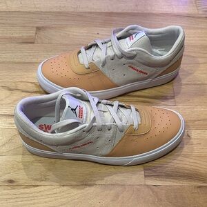 Jordan Men's Beige and White Sneakers